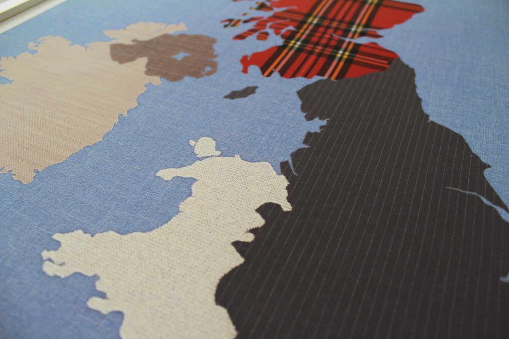 British Isles 70x50 Print Close-Up