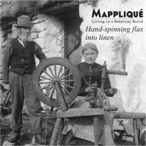 Hand-spinning Flax grass to produce Irish Linen - From Flax to lux: Irish Linen Heritage -  - Mappliqué