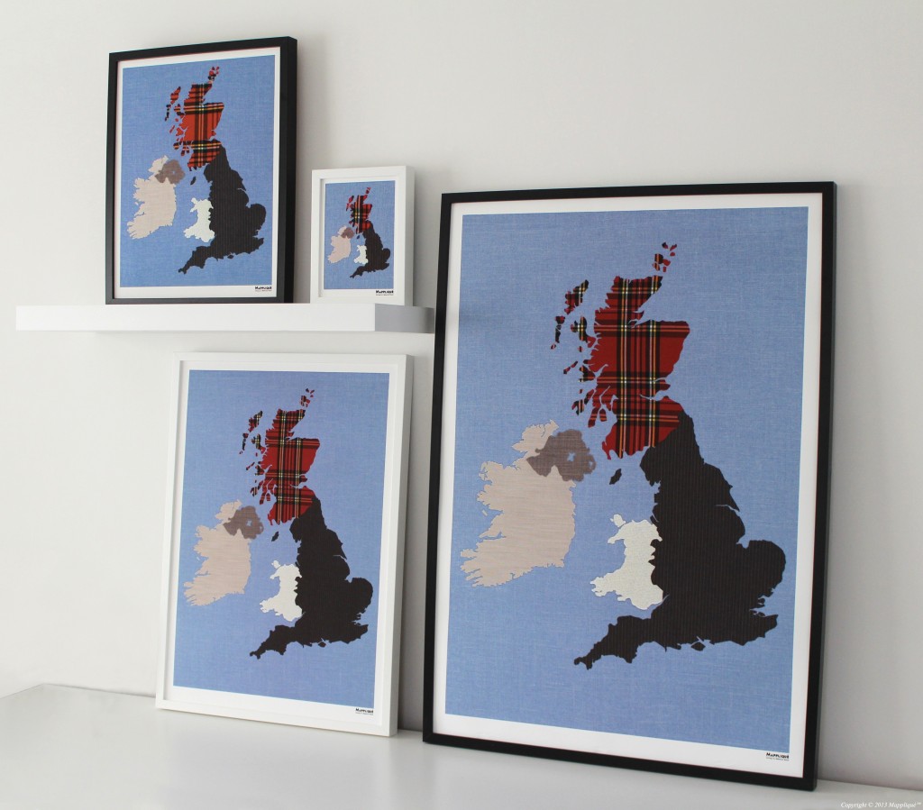Mappliqué - Group Giclee Prints - British Isles